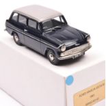Minicar 43 by Pathfinder 1961 Ford Anglia Estate. An example in dark blue, with stone roof and