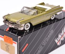 Western Models WMS70X 1960 Dodge Polara convertible. In metallic lime green with similar interior