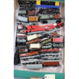 38x Hornby Dublo railway items for 3-rail running. Including 2x BR locomotives; a Class 4MT 2-6-4T