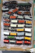 37x Hornby Dublo railway items for 3-rail running. Including 4x BR locomotives; a Class 20 Bo-Bo