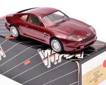 Western Models WP126 1995 Aston Martin DB7. Example in metallic maroon with maroon and cream