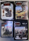 4x Star Wars Return of the Jedi small vehicles/accessories. A Palitoy INT-4 Interceptor. A Palitoy