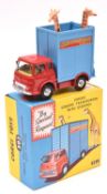 Corgi Toys Circus Giraffe Transporter with Giraffes (503). A Bedford TK chassis cab in red with a
