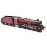 An O gauge coarse scale LMS Jubilee Class 4-6-0 tender locomotive for 3-rail running. A kit-built