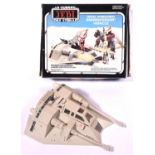 A Palitoy Star Wars Return of the Jedi Rebel Armoured Snowspeeder Vehicle. Complete with harpoon.