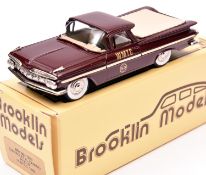 Brooklin Models BRK 46x 1959 Chevrolet El Camino Pick-Up. In 1993 WMTC special livery of maroon with