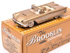 Brooklin Models BRK 64A 1959 Ford Thunderbird Convertible. S.F.B.B.C. (San Fransisco Bay Brooklin