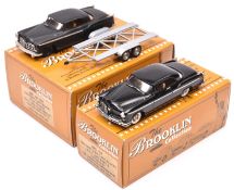 3 Brooklin Models, 'Found/Finished at Last' complete set. A BRK 19A 1955 Chrysler C-300 (Black) 1/