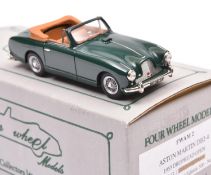 Four Wheel Models by S.M.T.S. (FWAM2) 1953 Aston Martin DB2/4 drophead (open). In British Racing