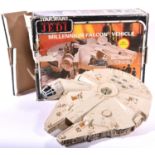 2x Palitoy Return of the Jedi Star Wars vehicles. A Millenium Falcon together with a Rebel