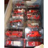 24 DelPrado 'Fire Engines of The world' series vehicles. A good selection of rescue vehicles of