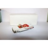 Conquest Models No.2 1960 Chevrolet Impala convertible. In Ermine White with red interior. Boxed.