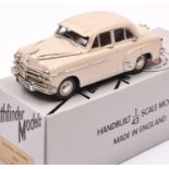 Pathfinder Models PFM 26 1953 Vauxhall Wyvern in cream with red interior. Boxed, with certificate