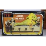 A Kenner Star Wars Return of the Jedi Jabba the Hutt Action Playset dated 1983. Complete and