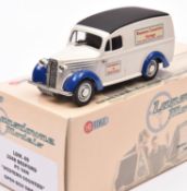 Lansdowne Models LDM.69 1948 Bedford PC Van in cream and dark blue livery of Western Counties