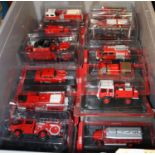 24 DelPrado 'Fire Engines of The world' series vehicles. A good selection of rescue vehicles of