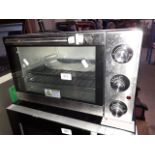 A Cookworks mini electric oven