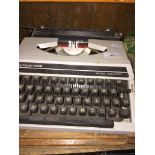 A Silver Reed typewriter