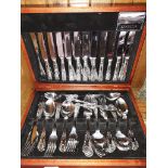 A canteen of stainless cutlery by Oneida