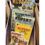 Box of Rupert Bear books