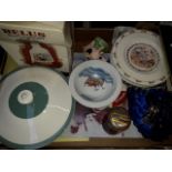 A box of mixed crockery, Bunnykins etc.