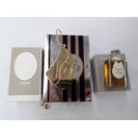 Two 7,5ml bottles of Christian Dior Miss Dior perfume and a Christian Dior My Dior compact.