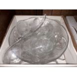 A punch bowl set