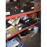 15 boxes of misc household, kitchenware and related items to include electricals, pans, glass,