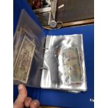 A folder of banknotes