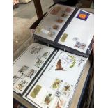 An album of approx. 80 mainly Jersey first day covers, some with individually hand cancellations,