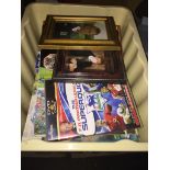 A large quantity (100+) of Blackburn Rovers football programmes together with hand signed