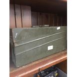 A WWII ammo tin