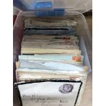 A box of postal history - QV onwards