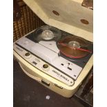 A Fidelity Argyle Minor reel to reel player.