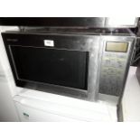 A Sharp microwave and double grill