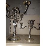 2 epns candelabra