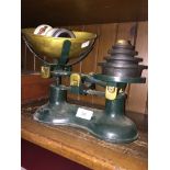 Vintage scales and weights
