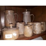 Studio pottery coffee set