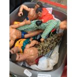 Box of Action Man figures