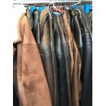 12 leather jackets + 2 sheepskin jackets