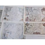 A quantity of reproduction map prints.