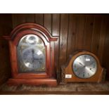 A Lincoln 31 day clock together with a Smiths mantle clock