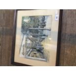 N. Turner, Lord st. Southport, pastel, signed in pencil and on mount, framed and glazed.