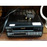 A Sony Video 8 Video cassette recorder EV-C3E separate