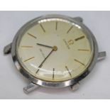 A 1969 stainless steel Omega De Ville 111.077 manual wind wristwatch with champagne signed dial,