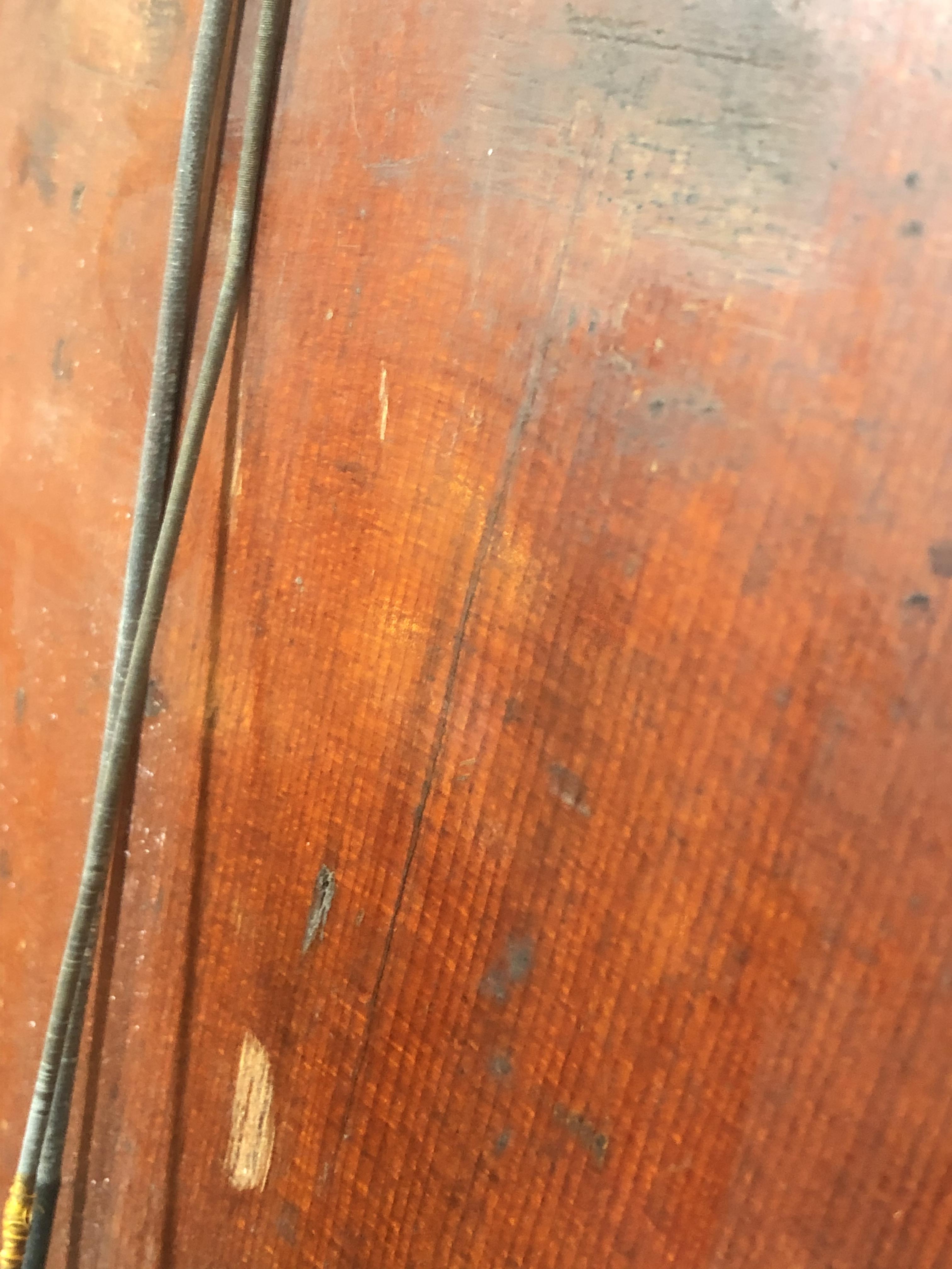 An antique cello, two piece flame maple back and sides, spruce top, length of back 79cm. Condition - - Image 15 of 29