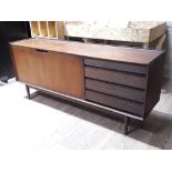 A mid 20th century afromosia teak sideboard designed by Richard Hornby for Fyne Ladye, length 190.