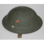 A WWII British helmet.