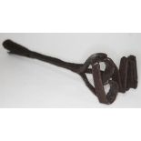 A vintage branding iron, length 34cm