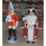 Two Royal Doulton figures - The Mayor HN 2280, and The Lifeguard HN2781